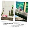 Yardwe 16-Piece Cute Resin Bird Ornaments for Garden and Home Decor view 4