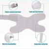 VIDECOR Knee Brace for Men and Women, Adjustable Support with Side Stabilizers, White-L view 3