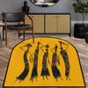 TropicalLife African Women Area Rug, 80 x 120 cm, African Design Non-Slip Floor Mat view 1
