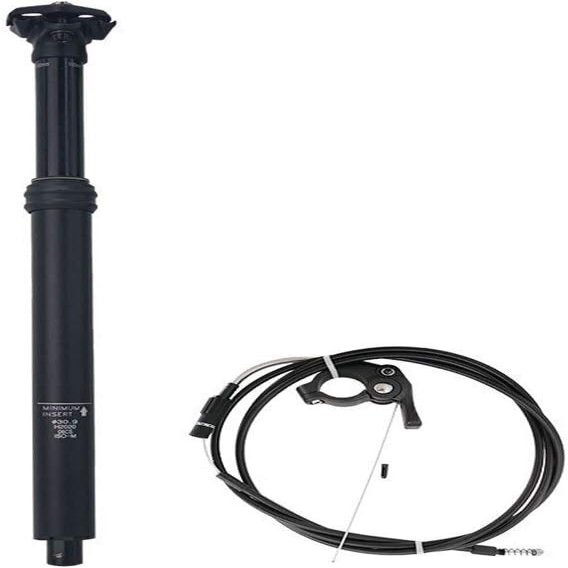 LekLai Suspension Bicycle Seatpost, 30.9/31.6 mm, Hydraulic Cable Control, Color B 31.6