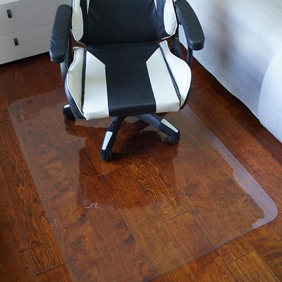 Transparent 1.5 mm Office Chair Mat for Hard Floors, Frosted