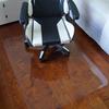 Transparent 1.5 mm Office Chair Mat for Hard Floors, Frosted view 1