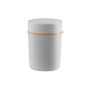 HASMI Creative Push-Lid Trash Can, Gray view 1