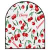 WowPrint Cherry Fruit Area Rug, Washable Non-Slip Mat, 120 x 120 cm view 2