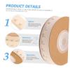 EXCEART 3-Roll Cotton Twill Tape with Ruler Print, Beige view 3