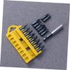 Housoutil 2-Piece 17-in-1 Drill Bit Set with Bit Holder, Compact and Organized view 2