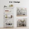 Wiltec Heavy-Duty Shelving Unit 180 x 90 x 30 cm, 875 kg Total Capacity, Galvanized Steel, 5 Shelves view 4