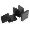 Black Neoprene Rubber Plate, Square, 1 Piece view 1