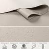 Textured Nappa Faux Leather Upholstery Fabric, Beige Gray, 200 x 140 cm view 3