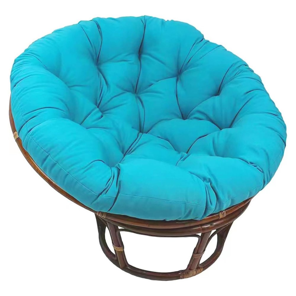 IQOAIJ Round Thick Seat Cushion for Hanging Chairs, 110 x 110 cm
