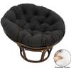 IQOAIJ Round Thick Seat Cushion for Hanging Chairs, 110 x 110 cm view 2