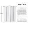 GELOUT Vintage Peacock 3D Blackout Curtains, 214 × 264 cm, Set of 2 view 4