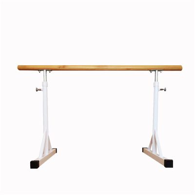 Portable Ballet Barre for Home, Adjustable Wooden Barre for Dance, Stretching and Ballet Training, for Children or Adults (150 cm, White; White 100 cm)