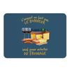 Placemat with Cork Backing, Blue Aperitif Design, Large Format view 1