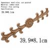 Unpainted Wooden Globe Carving Appliqués for Beds, Windows, Furniture and Cabinets view 2