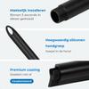 Sanova Luxury 2-in-1 Shower Squeegee Set, Matte Black view 3