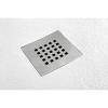 65 x 90 cm Black Line Shower Tray, 3 cm Slim, Marble Resin, Drain Included view 3