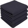 BW&HM Black Cotton Kitchen Towels, 4-Pack, 33 x 74 cm view 2