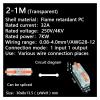 AANAN Wire Cable Connectors, Compatible with Compact-Conductor Spring-Splice Wiring Connectors, Push-In Terminal Block, 22 m view 1
