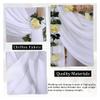 Lukery Wedding Arch Curtain, Chiffon Voile Draping for Canopies, Photography, Parties and Weddings, 75 x 400 cm (13 ft), Medium Pink view 2