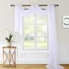 Lukery Wedding Arch Curtain, Chiffon Voile Draping for Canopies, Photography, Parties and Weddings, 75 x 400 cm (13 ft), Medium Pink view 4