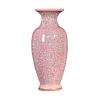 Antique Cracked Ceramic Vase for Living Room, Veranda, TV Cabinet, and Décor, Handmade Personalized Craft Ornament Vase view 1