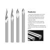 DharKi PCB Engraving Bit, 3.175 mm Shank, V-Shape, 10–90°, Carbide CNC Router Bit, 0.3 mm Tip view 2