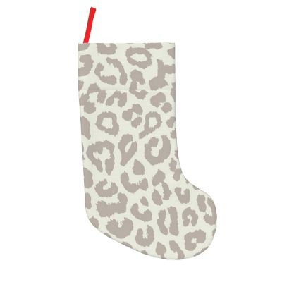 DENMER Brown Leopard Pattern 45.7 cm Christmas Stockings, Durable and Vibrant, for Holiday Decorations and Gift Bags