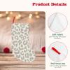 DENMER Brown Leopard Pattern 45.7 cm Christmas Stockings, Durable and Vibrant, for Holiday Decorations and Gift Bags view 4