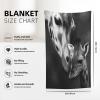 122 x 81 cm Giraffe Kiss Fleece Blanket, Sofa Throw for Bed, Couch & Travel view 3