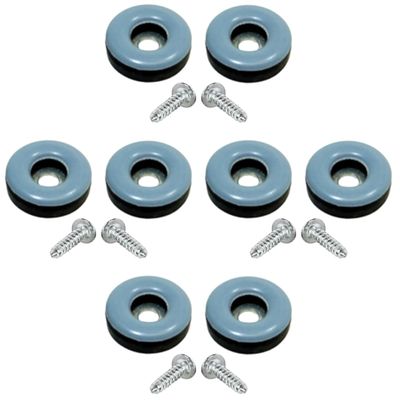 cyclingcolors 8-Pack PTFE Furniture Gliders, Round, 22 mm