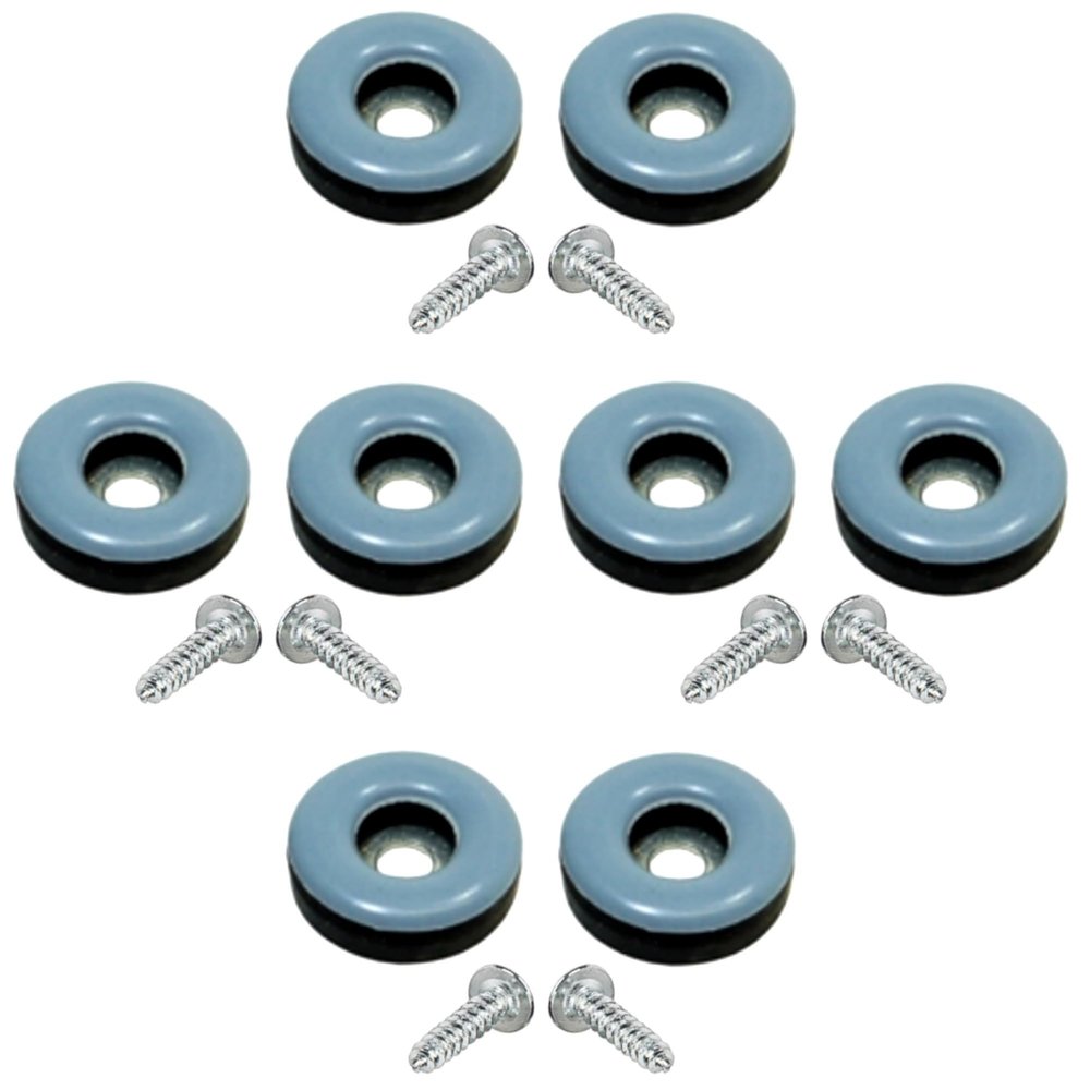 cyclingcolors 8-Pack PTFE Furniture Gliders, Round, 22 mm