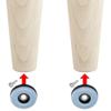 cyclingcolors 8-Pack PTFE Furniture Gliders, Round, 22 mm view 3