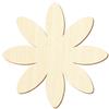 Wooden Daisy – Custom Cut 3–50 cm for Décor & Crafts view 1