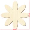 Wooden Daisy – Custom Cut 3–50 cm for Décor & Crafts view 3