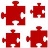 PLEXIGLAS Cut-to-Size 3–50 cm – Red Puzzle Piece view 3