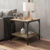 MNISDFL Set of 2 Side Tables, Sonoma Oak, 40 x 40 x 40 cm view 4