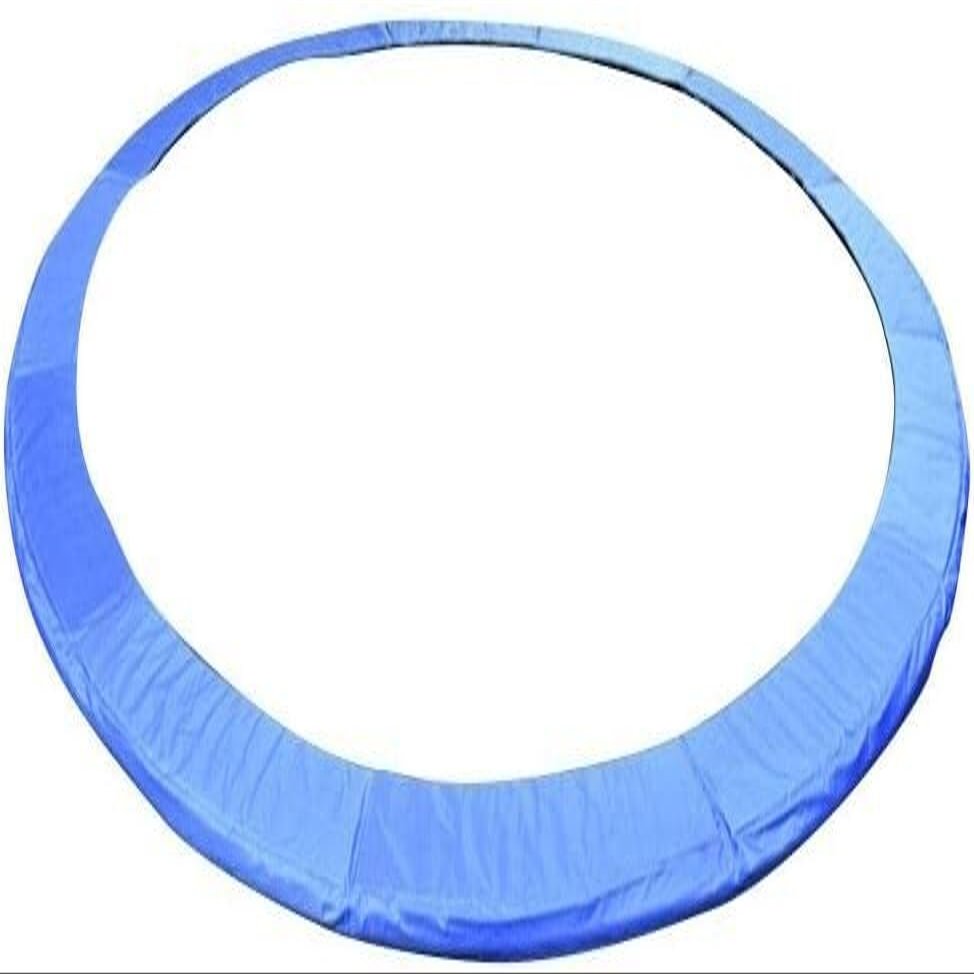 RUTAVM Trampoline Spring Cover, Round Replacement Frame Cover, Water-Resistant Safety Cover, Blue, 8 ft