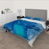 DINGSION Marc Chagall-Style 3-Piece Bible Bedding Set, Ultra-Soft Breathable Microfiber, 180 x 220 cm view 3