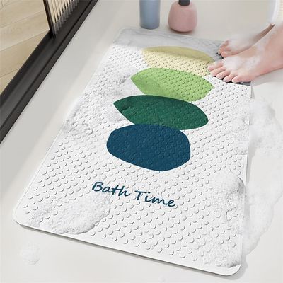 Morbuy 70 x 40 cm Kids' Bath Mat, Non-Slip, Machine-Washable, Abstract Design