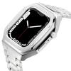 SCHIK 44 mm Leather Band Modification Kit for Apple Watch, Agate view 4