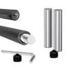 InnoTi Speed Jump Rope for Adults with Weights, Silver view 2