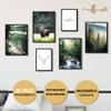 wirmachendeinekarte.de Premium 6-Piece Poster Set, Modern Living Room & Bedroom Wall Art (Forest, A4/A5) view 4