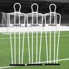 FORZA 1.8 m Airflow Soccer Dummies [8 Colors] - With or Without Rubber Bases (Without Rubber Bases, White, Pack of 3) view 1