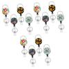 Abaodam 12-Pack Floral Retractable Badge Holders view 1