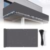 Dark Gray Balcony Privacy Screen, 105 x 900 cm, 220 g/m view 1
