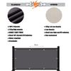 Dark Gray Balcony Privacy Screen, 105 x 900 cm, 220 g/m view 3