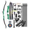 surwolf Takedown Recurve Bow Set for Adults, Competition Recurve Bow, 66/68/70 in, 16–40 lb, Green, Right-Handed, 68 in–24 lb view 1