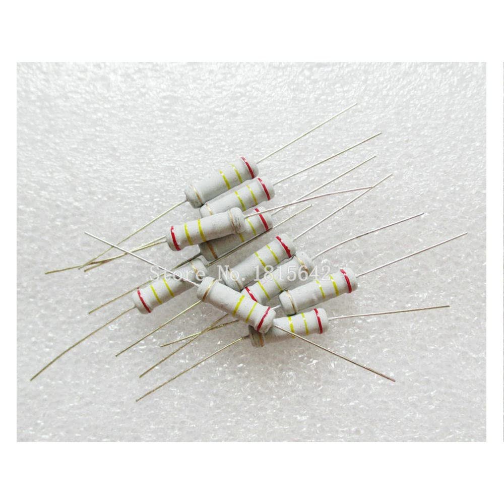 IPUDIS 20-Piece Lot 2W 300KΩ ±5% Carbon Film Resistors