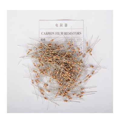 IPUDIS 1,000-Piece 1/4 W (0.25 W) 5% Carbon Film Resistors